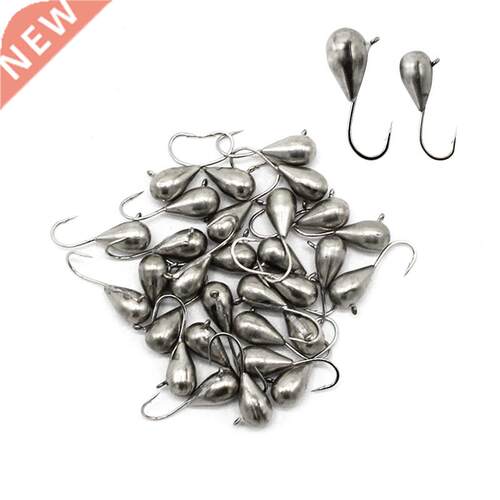 Ice Fishing Jig Primary Color Ice Fishing Hook 2.6mm hooks f