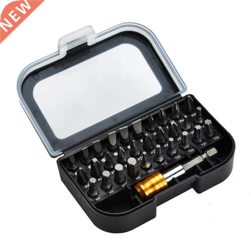 31 Pcs Screwdriver Bit Set (30 Most Comm Used Screwdriver Bi