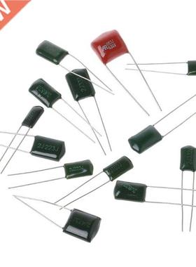 140Pcs 14 Values Polyester Film Capacitors Assortment Kit 0.