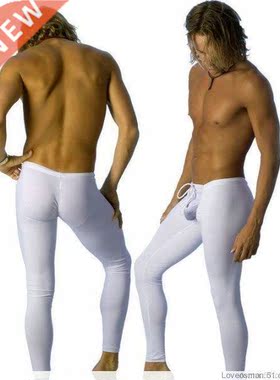 Free Shipping Male tTght-Fitting Basic Trousers Solid Color