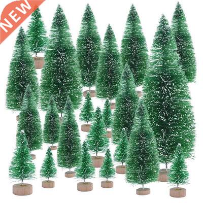 6.5cm to 16cm Small Decorated Christmas Tree Fake Pine Tree