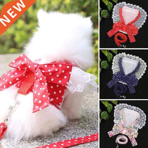 Faion Cute Lace Bow Chest Harness Dog Chest Harness and