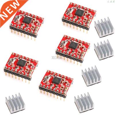 5Pcs A4988 StepStick Stepper Driver+Heatsink for Reprap Polo