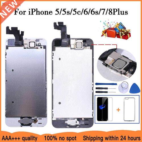 AAA+++ LCD Full Assembly For iPhone 5 5C 5S SE 6 7 8 Plus To
