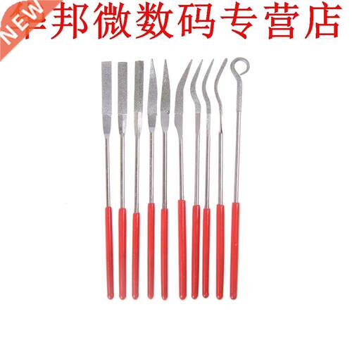 10pcs 3mm x 140mm Dimond Nld File Gecot Riffler Set Sier