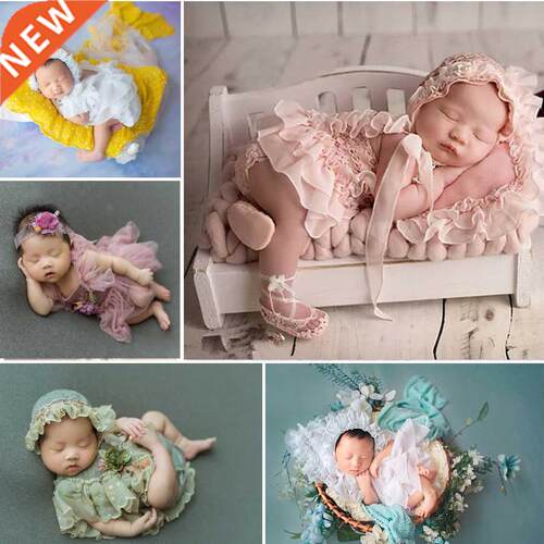 0-2 Yrs Baby Photo Clothing Sets Newborn Girl Lace Princess