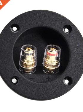 2pcs/lot Two Copper Terminal Block Speaker Junction Box Conn