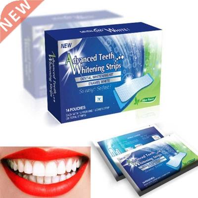 28Pcs/14Pair D Gel Teeth Whitening Strips White Tooth Denta