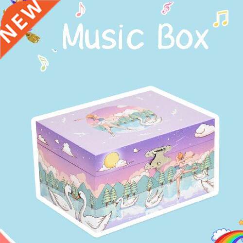 Dancing Girl Music Box Ornament Jewelry Organizer Jewelry