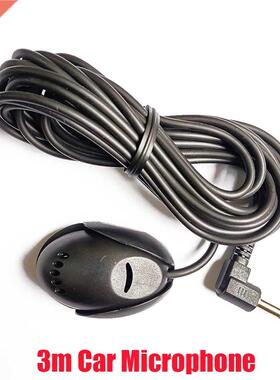 Car Audio Microphone 3.5mm External Mic for Car Vehicle Head