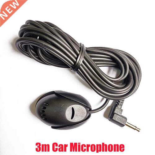 Car Audio Microphone 3.5mm External Mic for Car Vehicle Head