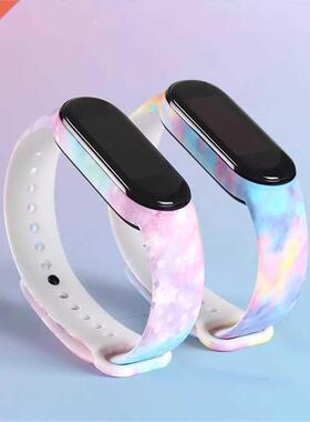 Bracelet For Xiaomi Mi Band 5 6 Band 4/3 Strap Silicone Wris