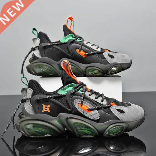 2022 Fashion Advanced Man Chunky Gym Sneakers High ElasticTe