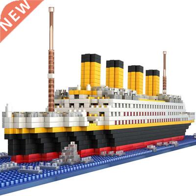 2022 Titnic 1860pcs Ship 3d Mini Diy Building Blocks Toy Ti