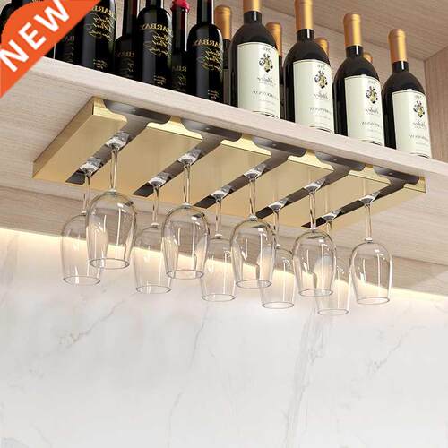 Stainless Steel Wine Glass Rack Hanging Plug-in Goblet