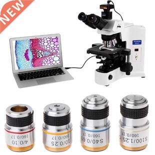 4X 10X 40X 100X Achromatic Objective Lens for Biological