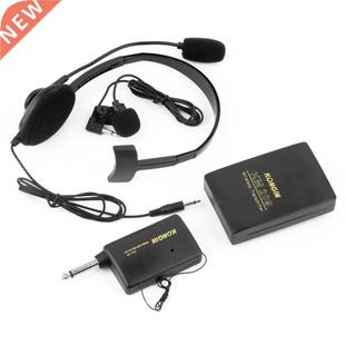 VHF Stage Lavalier Lapel Headset Microphone System Mic FM Tr