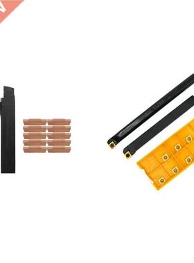 10x Mgmn00-M Inserts + Mgehr2020- Right Hand Toolholder Bo