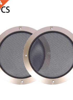 2Pcs Grille Speaker Conversion Net Cover Decorative Circle M