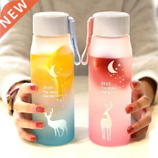 560Ml Plstic Wter Bottles BP Free Cretive Frosted Drink