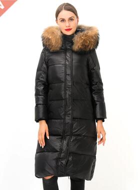 90% White Duck Down Jacket 2021 Women Winter Jacket Long Thi