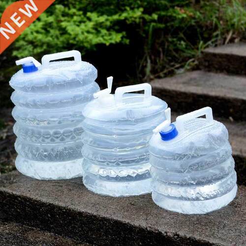 Bolsa de agua plegable de 5L-15L para exteriores, contenedor
