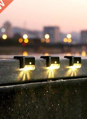 2/4/8/16pcs LED Solar Stair Lamp IP65 Waterproof Outdoor