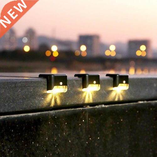 2/4/8/16pcs LED Solar Stair Lamp IP65 Waterproof Outdoor