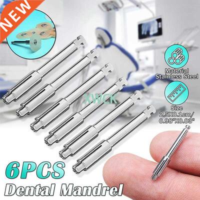 6Pcs Dental Mandrel For Polishing Machine Is Suitable For De