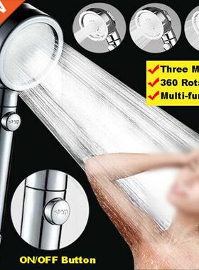 3 Mode Bathroom Shower Head 360 Rotaton Mult-functon Hand