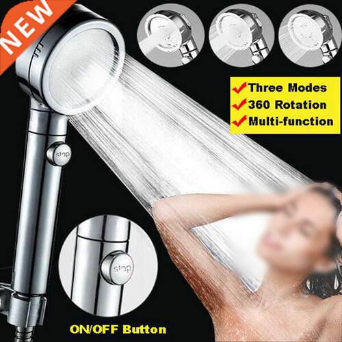 3 Mode Bathroom Shower Head 360 Rotaton Mult-functon Hand