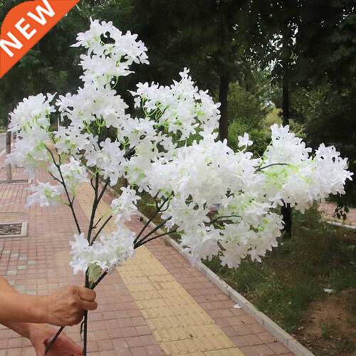 Artificial Lilac Flower Arrangement Fake Plant Wedding Road