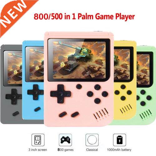 Built-in 500/800 Classic Games Retro Portable Handheld
