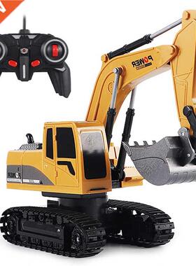 2.4Ghz 1:24 RC Excavator Toy 6 Channel RC Engineering Car Al