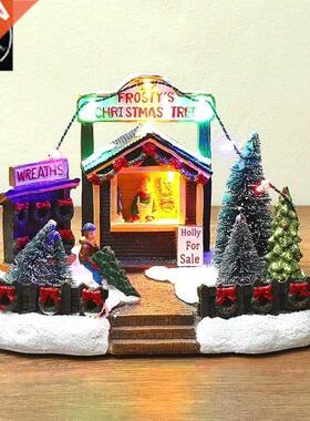 Christms tree cnteen house luminous cbin Christms gifts