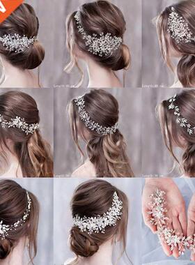 Luxurious Flower Headbands Tiaras Wedding Hair Accessories F