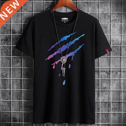 top t shirts soft T Shirt men Tops Man Slim cotton pattern