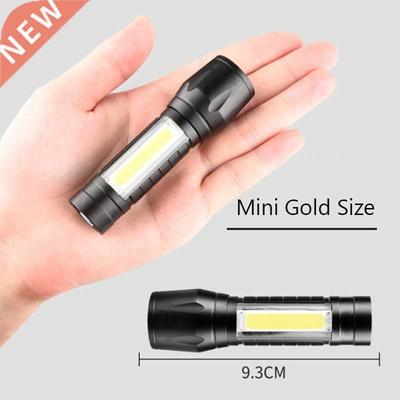 Portable USB Rechargeable LED Flashlight XPE Built-In Batter