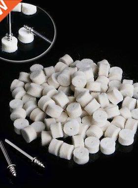 100Pcs 1m Wool Felt Poliing Buffing Pad + 2 ank For Gr