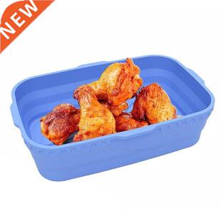 Silicone 8inch Foldable Square Rectangle Easy To Clean