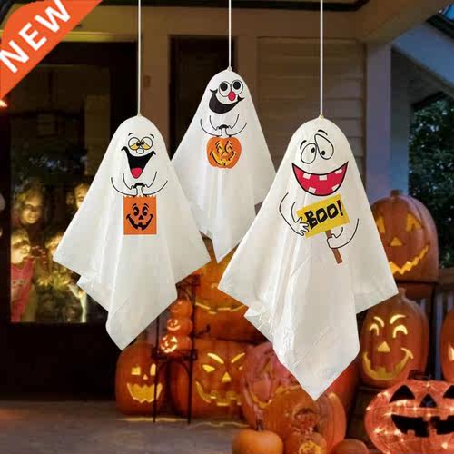 3Pcs Halloween Mini Hanging Ghost Decoration Ghost Festival