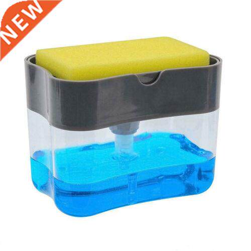 Portable Soap Pump Dispenser Sponge Holder for Kitchen Dish