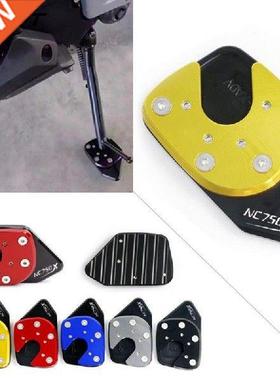 Motorcycle Foot Side Stand Pad Plate Kick Stand Enlarger