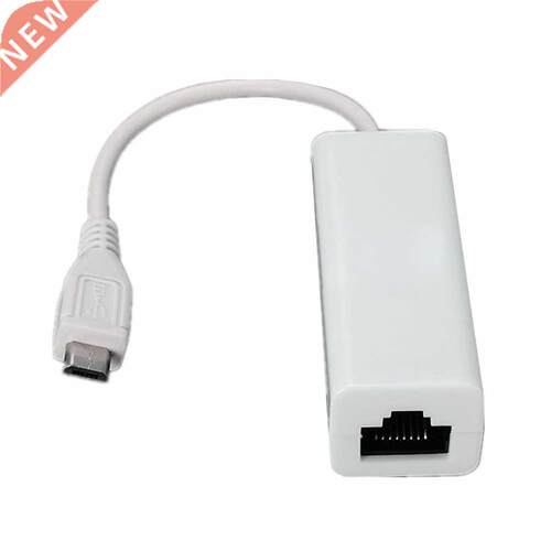 Micro-USB 2.0 5P to RJ45 Lan Ethernet Adapter Converter Lead
