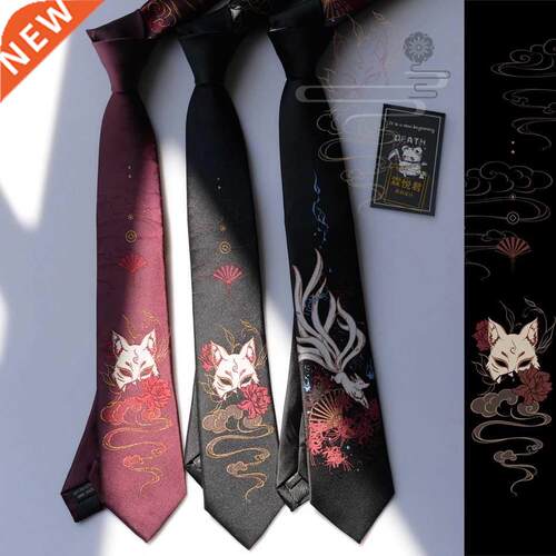 Anime Fox Tie Neck Cosplay JK Clothing Men Women Kawaii Acce