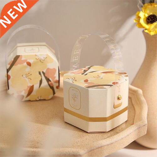 Storage Bag Candy Box With Handle Romantic Marriage Candy
