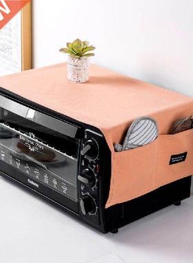 Cotton linen microwve cover household oven oil-proof cover