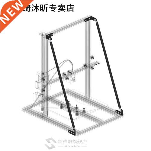 3D Printer Tie Kit Bracket 适用于 Creality3d CR-10/10S/10S4