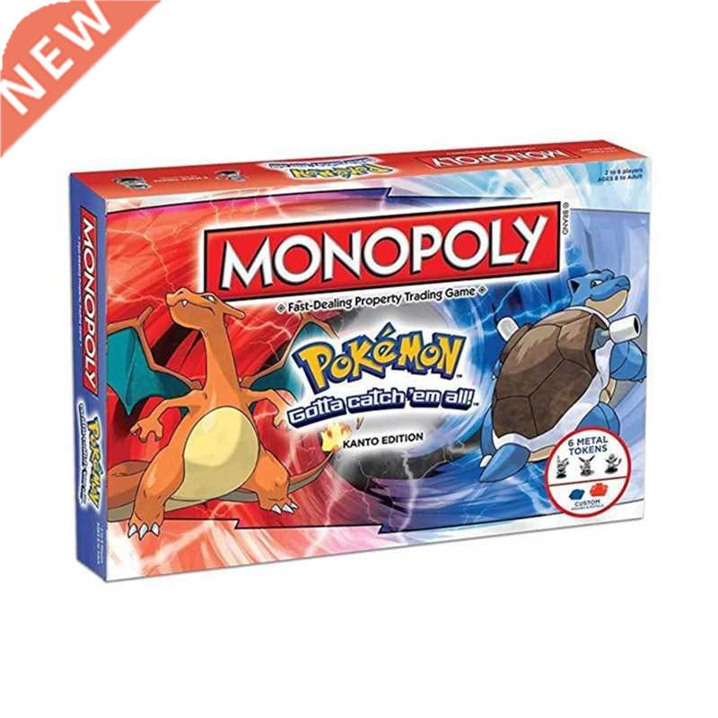 Pokemones Monopoly Toys Pokemones All English Board Game Bo图片