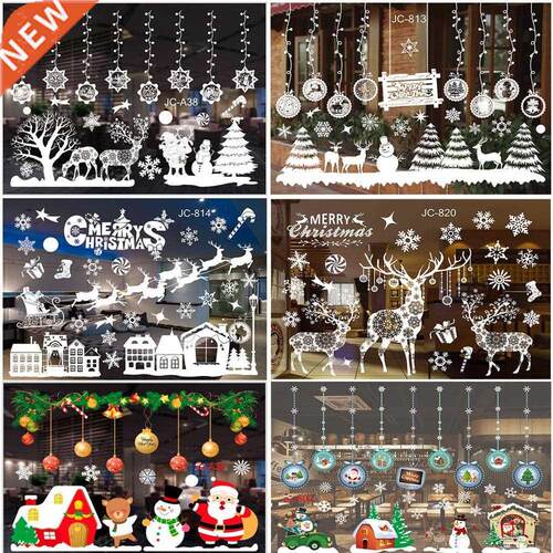 Christmas Wall Window Stickers Christmas Decor For Home